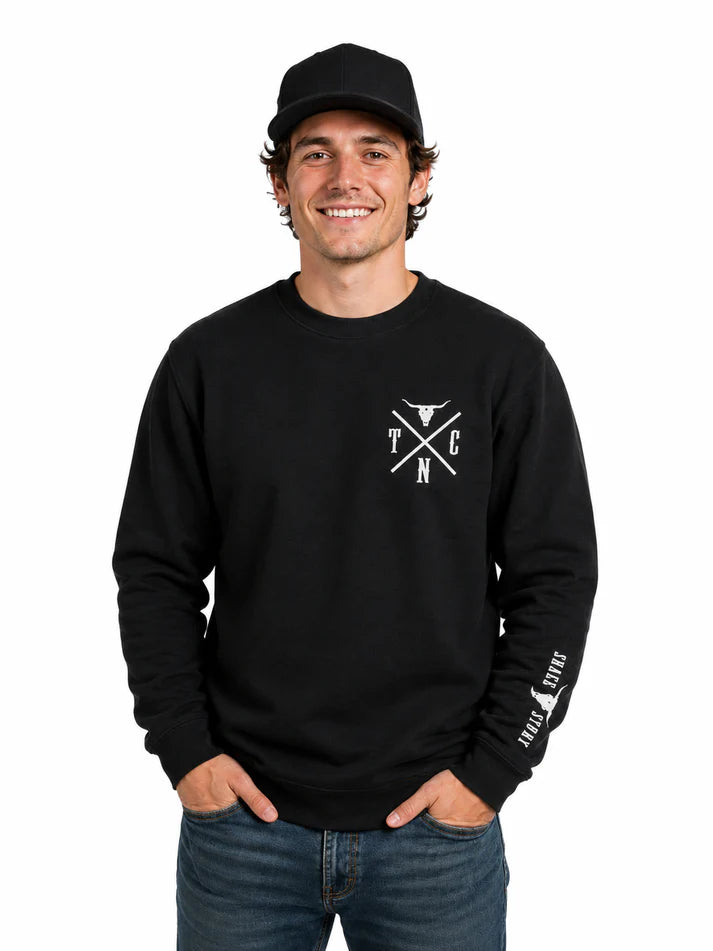 Sweat-shirt noir minuit | Unisexe | Shack Story