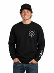 Sweat-shirt noir minuit | Unisexe | Shack Story