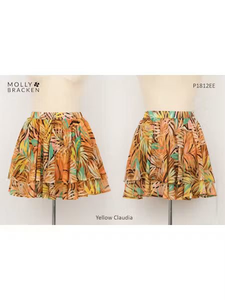 Mini Jupe à volant pour femme | Imprimé multicolor | Molly Bracken