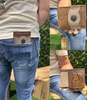 Portefeuille en peau de bovin Ranch & Corral