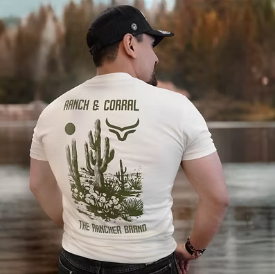 T-shirt cactus Ranch & Corral