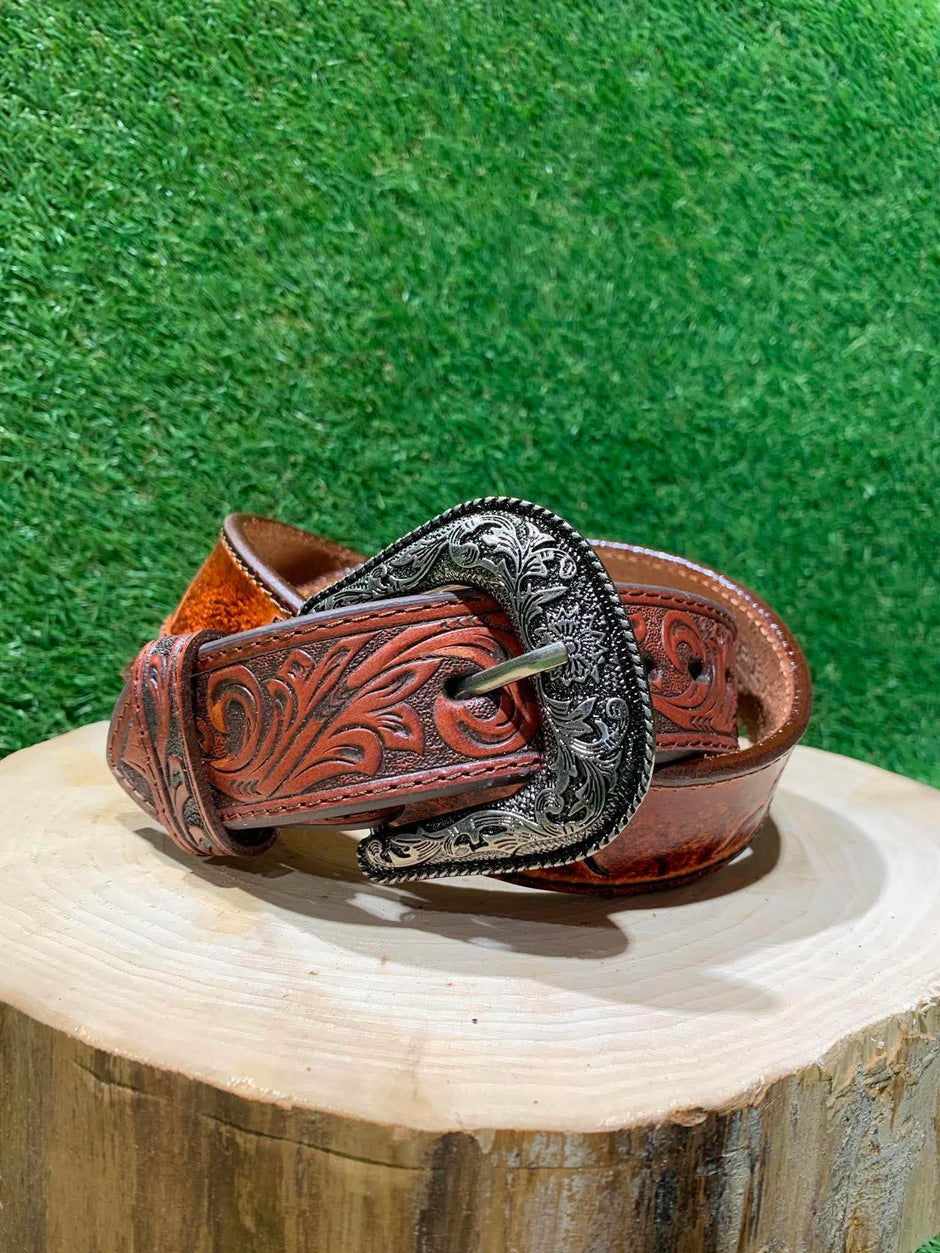 Ceinture Homme | Tête de boeuf gravé | Roper