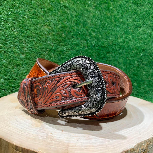 Ceinture Homme | Tête de boeuf gravé | Roper