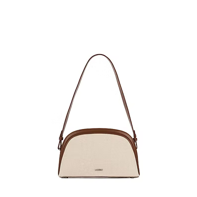 Le Louise | Sac à main 2-en-1 en canevas hazelnut | Lambert