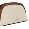 Le Louise | Sac à main 2-en-1 en canevas hazelnut | Lambert