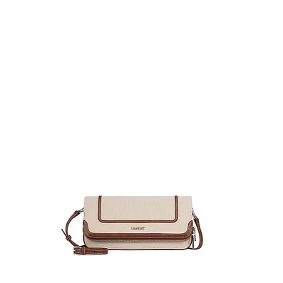 Le Adele | Sac à main 3-en-1 en canevas hazelnut | Lambert