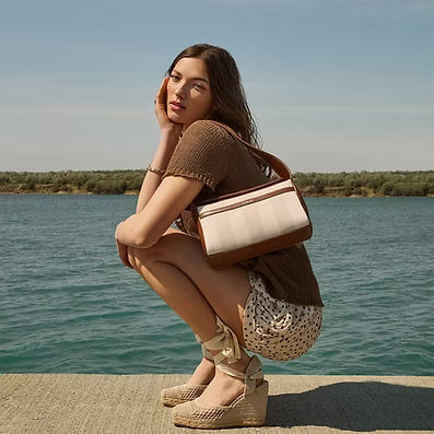 Le Shania | Sac à main réversible hazelnut | Lambert