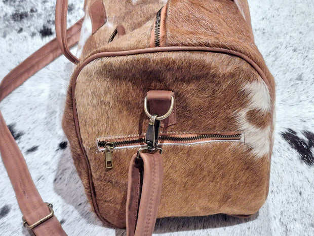 Sac de sport en cuir de vache Shack Story