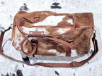 Sac de sport en cuir de vache Shack Story