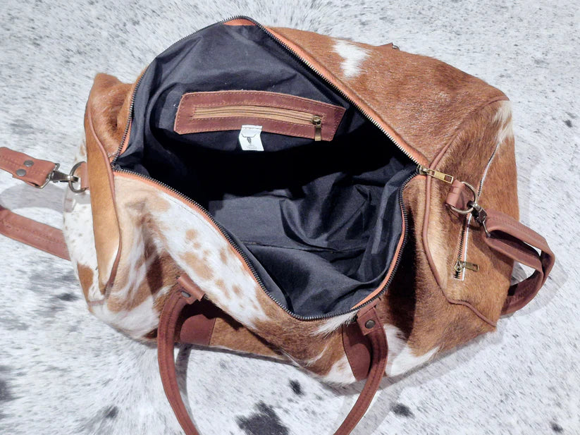 Sac de sport en cuir de vache Shack Story