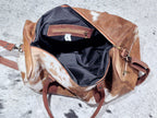 Sac de sport en cuir de vache Shack Story