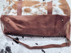 Sac de sport en cuir de vache Shack Story