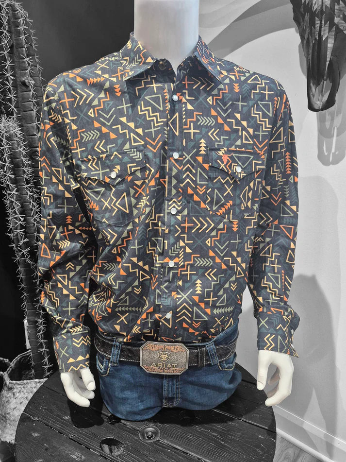Chemise pour homme | motifs Aztèque | Shack Story