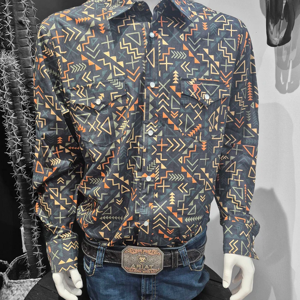 Chemise pour homme | motifs Aztèque | Shack Story