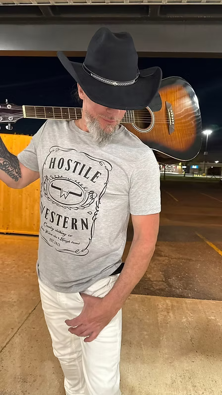 T-shirt imprimé Hostile Western