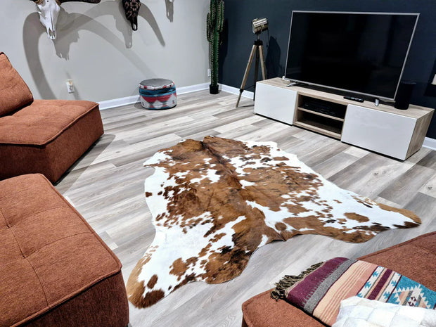 Tapis en cuir de vache Shack Story