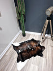 Tapis en cuir de veau Shack Story
