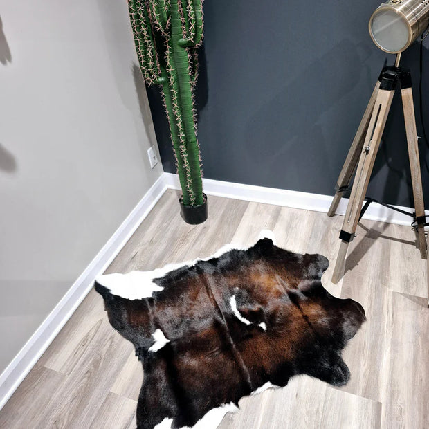 Tapis en cuir de veau Shack Story