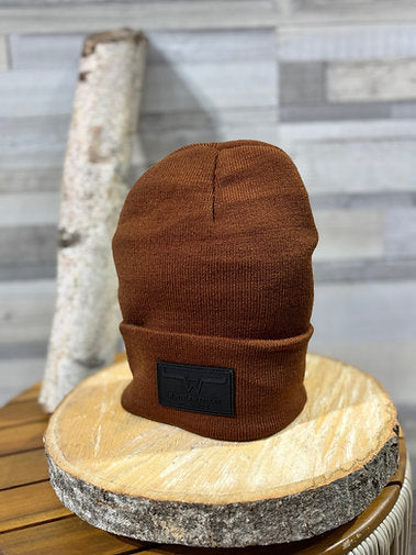 Tuque à logo en similicuir Hostile Western