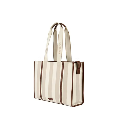 Le Erica | Sac fourre-tout en canevas hazelnut | Lambert