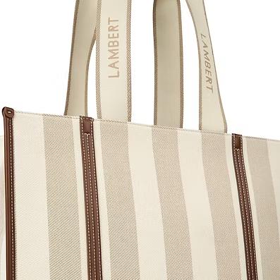 Le Erica | Sac fourre-tout en canevas hazelnut | Lambert