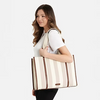 Le Erica | Sac fourre-tout en canevas hazelnut | Lambert
