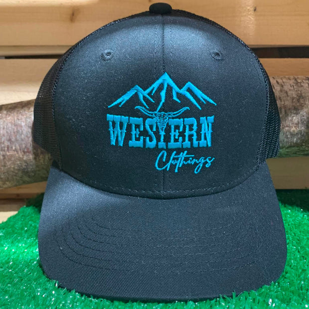 Casquette Brodée | Bleu turquoise | Western Clothings