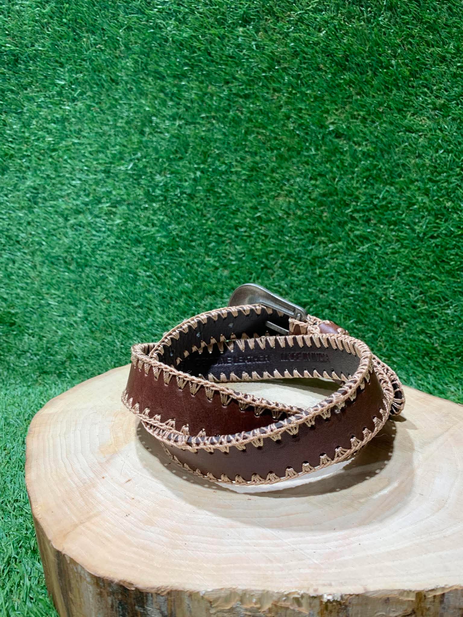 Ceinture Femme| Brune avec détails cordés | CowgirlsRock