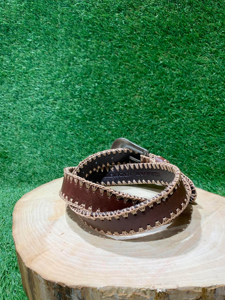 Ceinture Femme| Brune avec détails cordés | CowgirlsRock