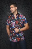 KAOPLEI | Chemise Extensible pour homme Noir | Au Noir