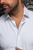 NICK STRP | Chemise manche courte Blanche | Au Noir