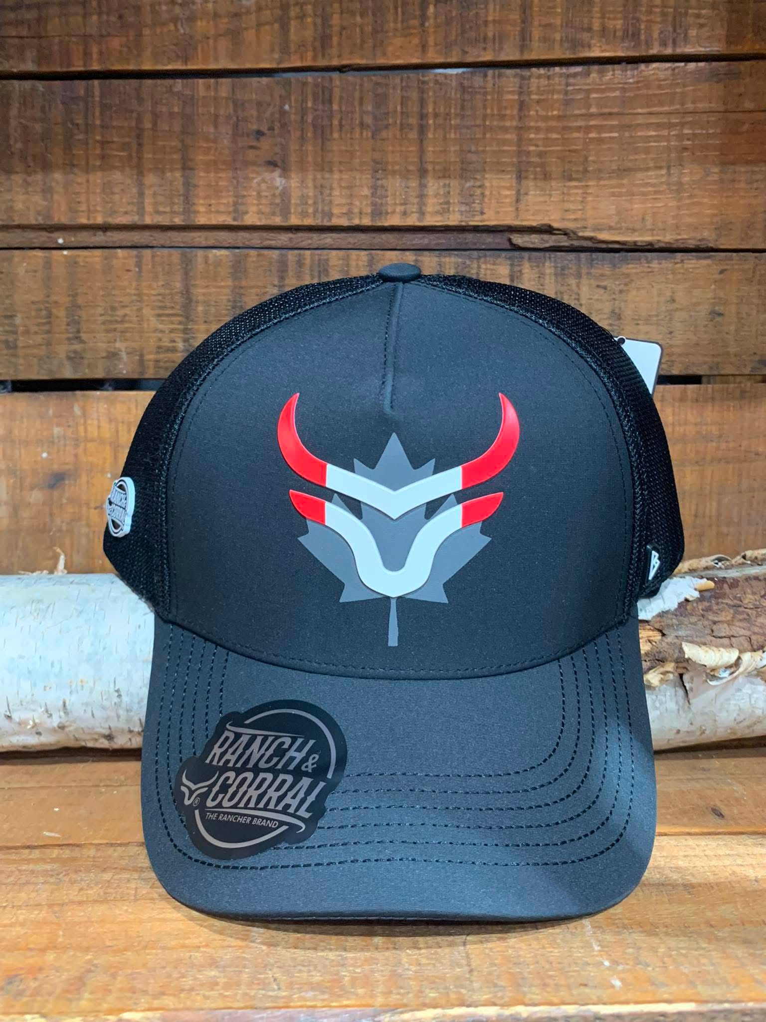 Casquette Soccer Canadien | Noir | Ranch & Corral