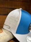 Casquette de pêche | Bleu & blanc | Hameçons | Ranch & Corral