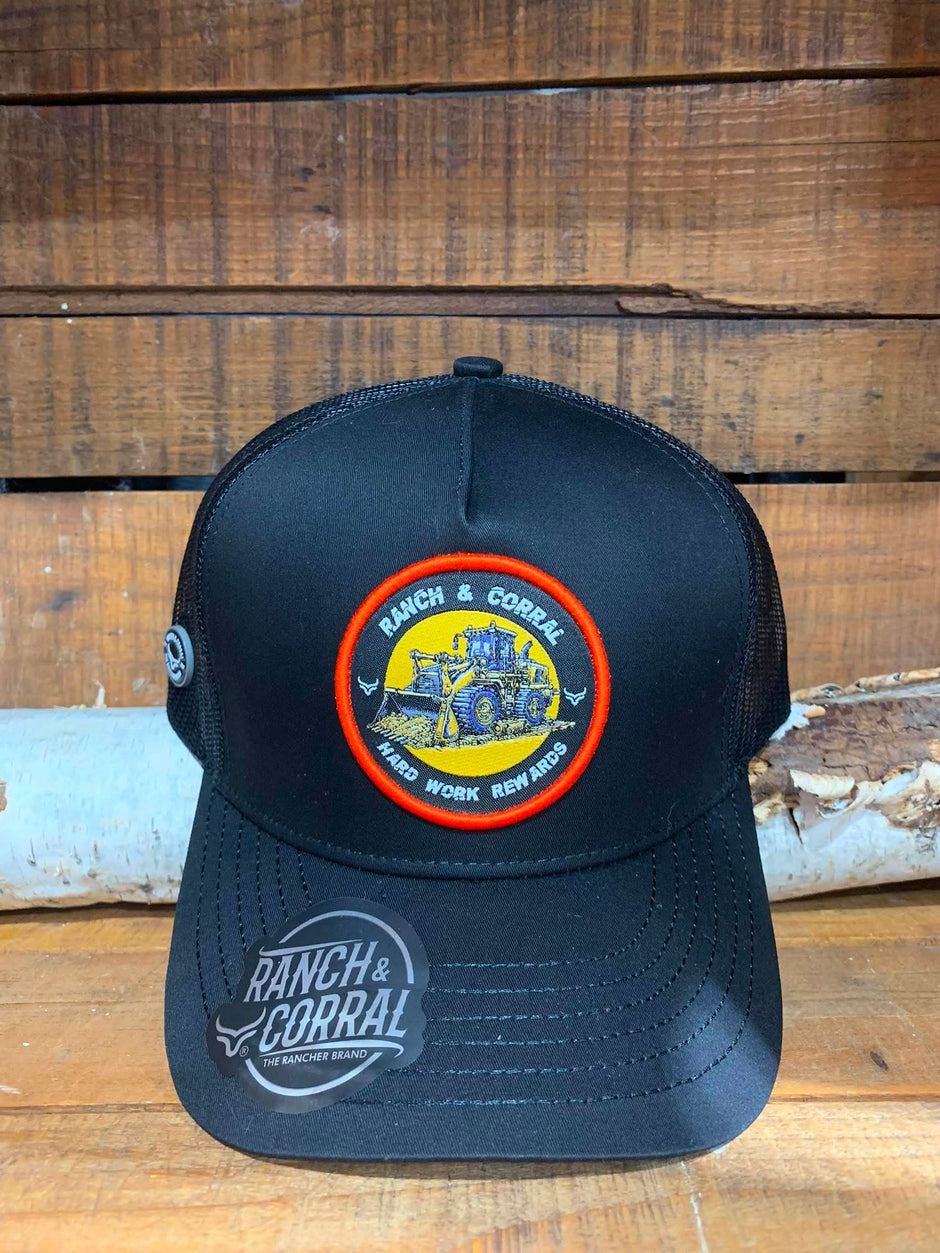 Casquette Hard Work | Noir | Ranch & Corral