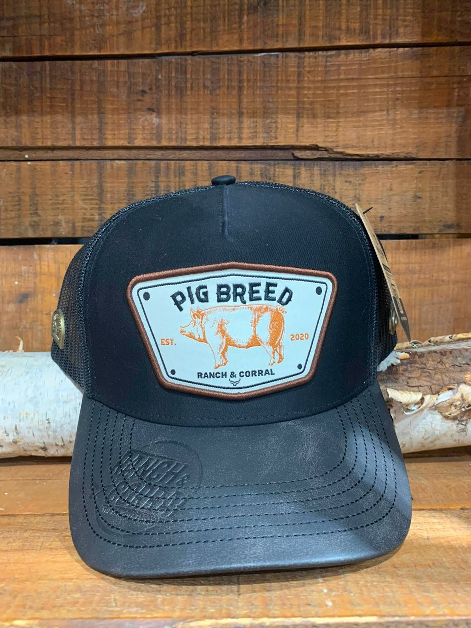 Casquette Cochon | Noir | Ranch & Corral