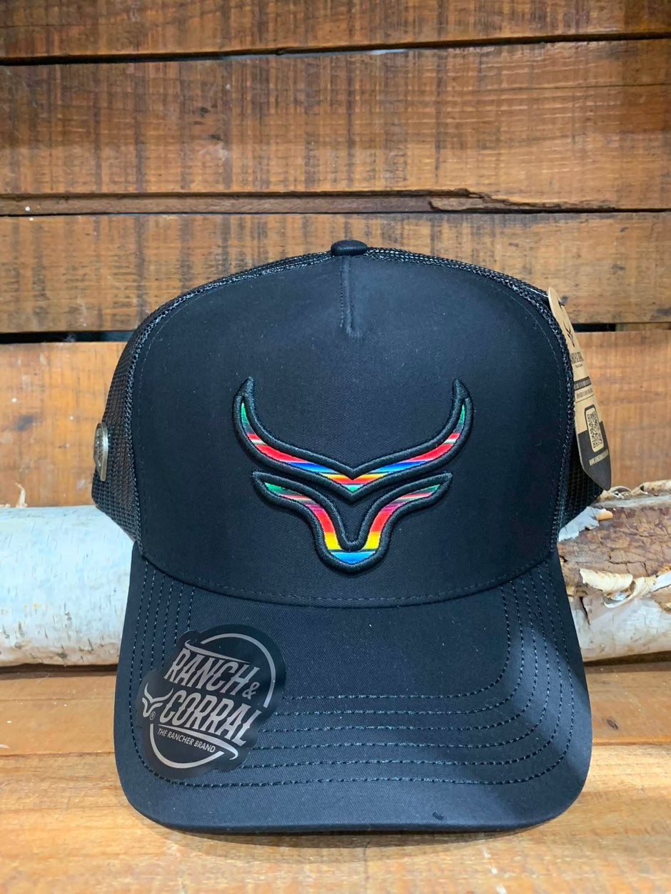Casquette à rayures multicolores Ranch & Corral