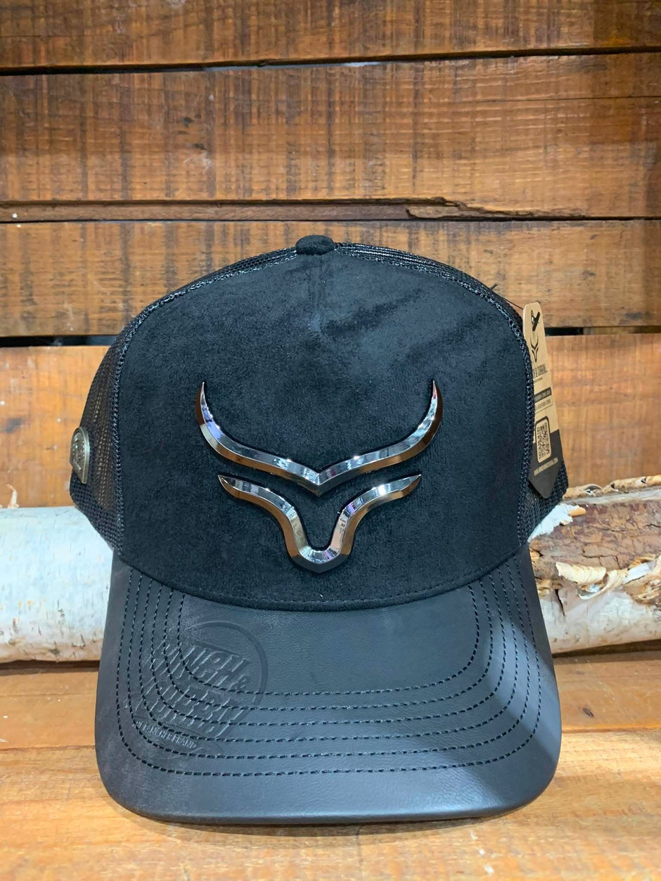 Casquette Suède | Noir | Ranch & Corral
