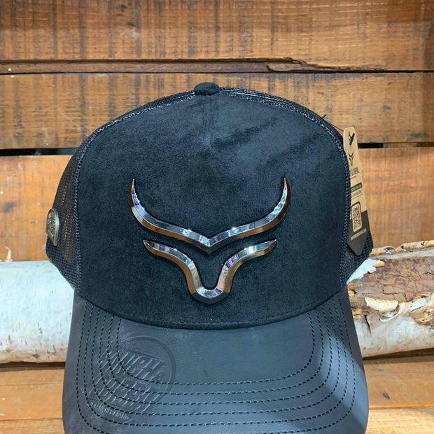 Casquette Suède | Noir | Ranch & Corral