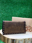 Portefeuille Long homme | Cuire Tan| Roper