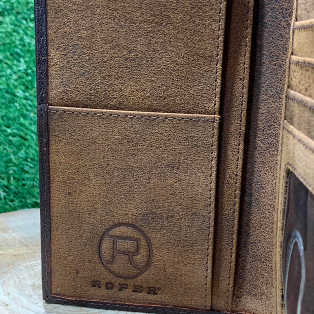 Portefeuille Long homme | Cuire Tan| Roper