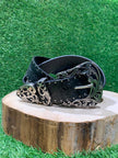 Ceinture Homme | Noir avec détails argenté | Roper