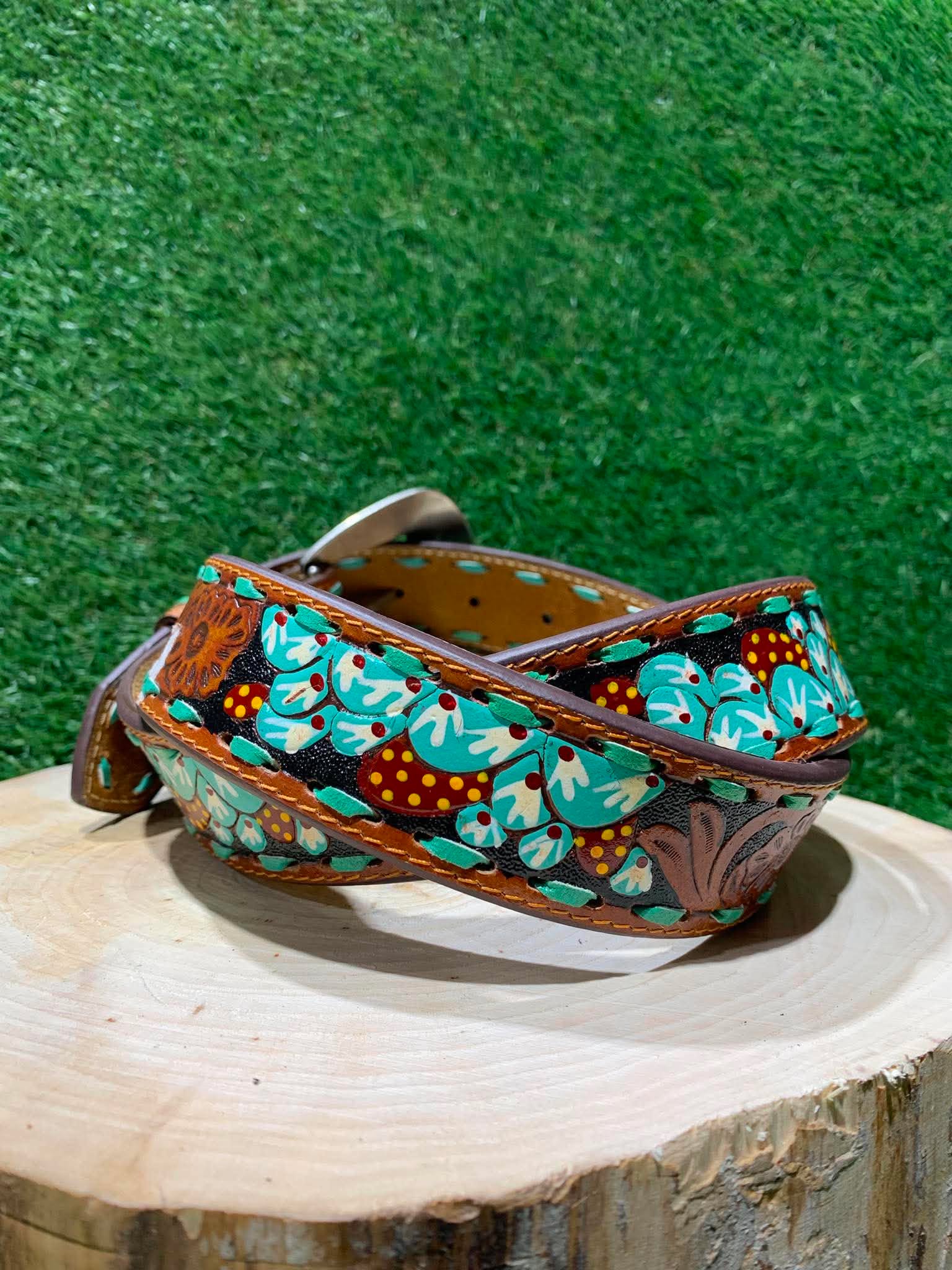 Ceinture Femme | Cactus turquoise | Roper