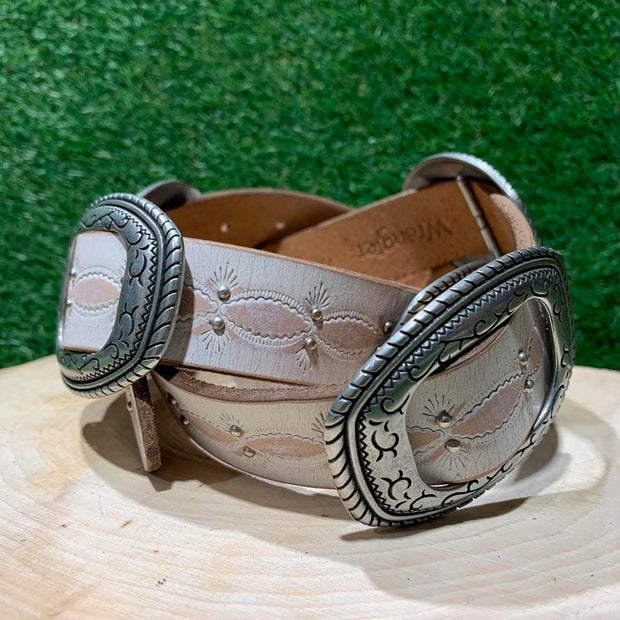 Ceinture Femme | Boucles argentées | Wrangler