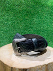 Ceinture Unisexe | Noir peau crocodile | Wrangler