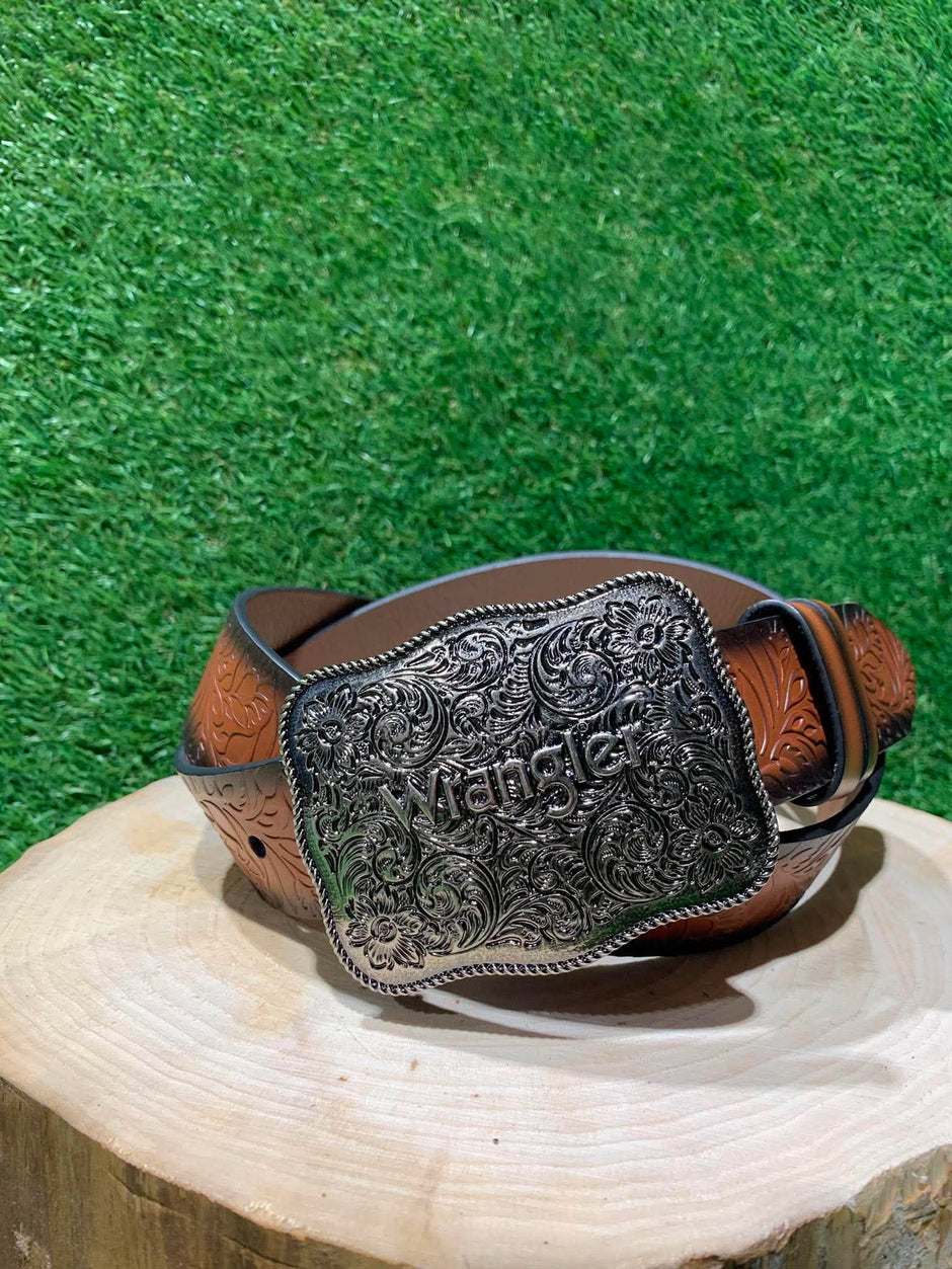 Ceinture Homme | Embossage fleural | Wrangler