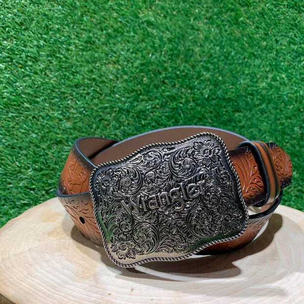 Ceinture Homme | Embossage fleural | Wrangler